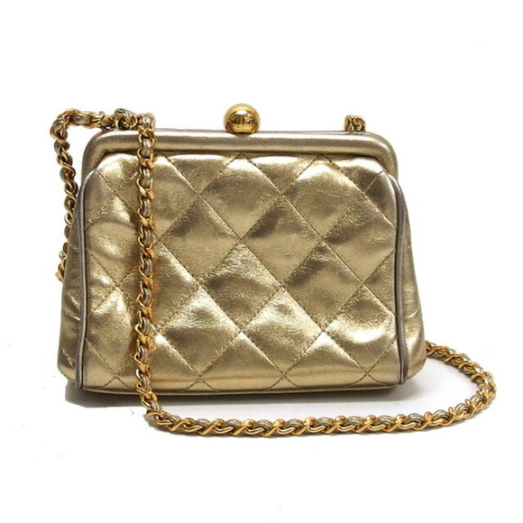 CHANEL Gold Shoulder Bag - Picture 1 of 10